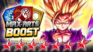 Dragon Ball Legends MAX ARTS BOOSTED 14 STAR ULTRA SSJ2 GOHAN  A SWIFT AND PAINLESS DEMISE [upl. by Halehs987]