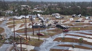 01092024 Marianna FL Major Damage  Florida Caverns RV Park Drone [upl. by Elga513]