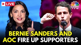 LIVE AOC Slams Trump’s Madison Square Garden Event One of His ‘Mini Jan 6 Rallies’  Harris  N18G [upl. by Euqitsym]