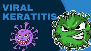 Viral keratitis  Virus  OPHTHALMOLOGY PrepLaddermedpg marrowmed [upl. by Cardinal]