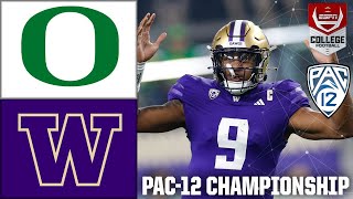 Pac12 Championship Game Oregon Ducks vs Washington Huskies  Full Game Highlights [upl. by Annovoj]