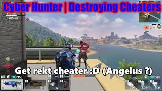 Cyber Hunter  DESTROYING CHEATERS and SQUADS EZASH [upl. by Nwahsear]