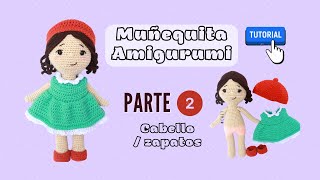 Muñeca Cloe Amigurumi  PARTE 23 🥰💕 Tutorial paso paso crochet [upl. by Beauregard]