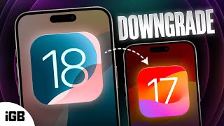 How To Downgrade iOS 18 to iOS 17 100 Working Method ⤵ 📱 ⤵ [upl. by Gambrell463]