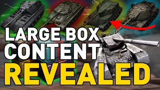 LARGE BOX CONTENT REVEALED in World of Tanks [upl. by Eliott]