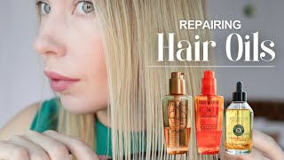 Repairing HAIR OILS for Fine Hair L’occitane vs Kerastase [upl. by Akinaj103]