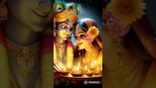 Radha krishna celebrating diwali [upl. by Ahsitak60]