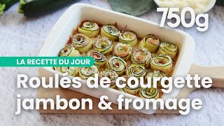 Les roulés de courgette au jambon et au fromage à la sauce tomate 😎 [upl. by Ogram]