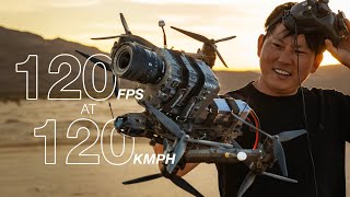 Flying a 120FPS Cinema Camera at 120kmh Sony FX6  Lumenier QAVPro Cinelifter [upl. by Ahpla889]