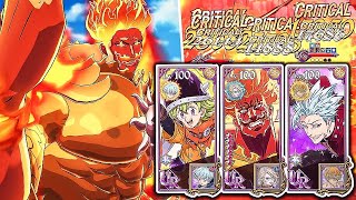 NEW FULL LIGHT HUMAN TEAM ULTIMATE DAMAGE REDUCTION ESCANOR amp PERCIVAL COMBO 7DS Grand Cross [upl. by Medarda]