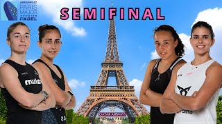 GREENWEEZ PARIS MAJOR  SalazarCastello vs UsteroBrea Semifinal  PREMIER PADEL 2024 [upl. by Pucida]