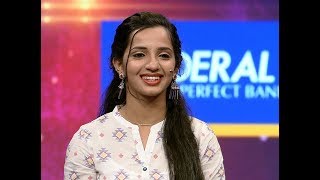 Nayika Nayakan l Malavika in Mukham round I MazhavilManorama [upl. by Lenahc845]