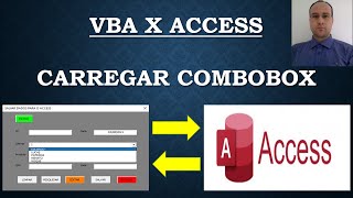 Carregar Combobox Excel VBA com Dados do Access  Sem Repetição  Aula 19 [upl. by Chud]