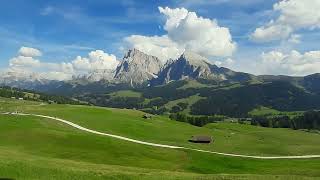 Hiking at Seiser Alm Dolomites Italy [upl. by Eoz]