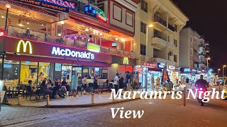 Marmaris Night Drive 2023  Night View of Marmaris Turkey  Travel Turkey [upl. by Can]