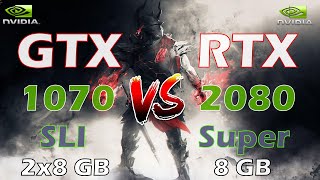 GTX 1070 SLI VS RTX 2080 SUPER  Gaming Benchmark [upl. by Rocca]