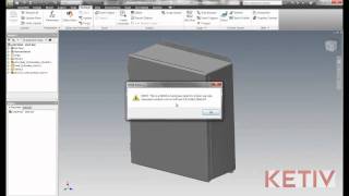 How to Use iLogic to Create a Warning in Autodesk Inventor [upl. by Bolan617]