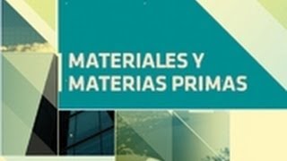 Biomateriales Materiales y materias primas [upl. by Farver]