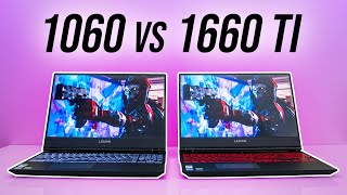 1660 Ti vs 1060 Gaming Laptop Comparison  1060 in 2020 Worth Upgrading [upl. by Lyrem263]