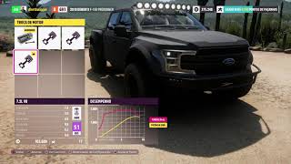 Forza Horizon 5  DEBERTI Ford F150 PRERUNNER upgrades [upl. by Alomeda]