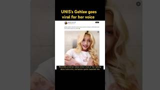 UNIS’s Gehlee goes viral for unexpectedly talking voice kpop ive wonyoung gehlee voice fyp fy [upl. by Aninay]