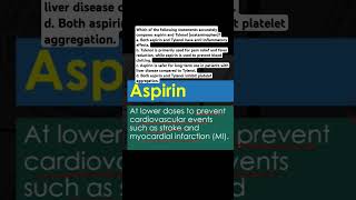 Comparison between aspirin and Tylenol acetaminophen [upl. by Ronen]