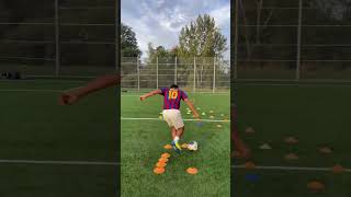 The 2 BEST drills to improve footwork🔥 soccerskills soccer footballskills footwork football [upl. by Patti]