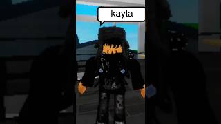 KAYLA PICK HALLOWEEN🎃 COSTUME WITH AKADEMIK roblox robloxedit shorts funnymoments brookhaven [upl. by Anrapa119]