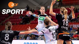 HandballWM Deutsche Frauen überraschen gegen Niederlande  ZDFSport  ZDF [upl. by Eltsirhc]