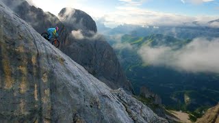 Ridgeline IV The Dolomites  Gee Atherton Rides The Via Ferrata [upl. by Errol]