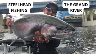 Fishing The Grand River  Grand Rapids  Michigan [upl. by Ymeraj]