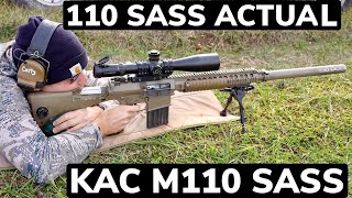 KAC M110 SASS — Subsonic vs Supersonic [upl. by Medor]