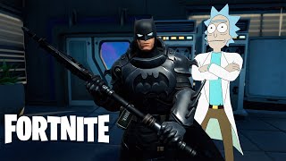 Fortnite  Armored Batman Gameplay and Batarang Axe Code Giveway [upl. by Ruiz18]