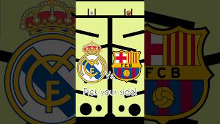 Real Madrid vs Barcelona Who wins Marble Race shorts barcelona realmadrid football [upl. by Yzdnil]