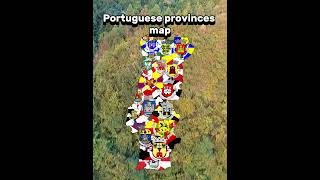 Portuguese provinces map shorts map portugal lisbon lisboa iberia short [upl. by Thissa]