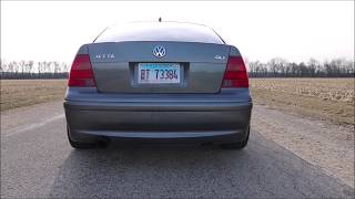 Volkswagen GLI VR6 Resonator Delete With Magnaflow Muffler [upl. by Netsruk]