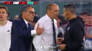 Massimiliano Allegri reaction after winning Coppa Italia final vs Atalanta  😱😱😱😱 [upl. by Eselrahc]