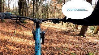 VTT daltitude dans le Pilat 25km 1020m 201123 [upl. by Kilby758]