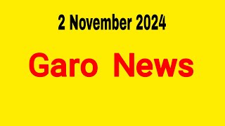 Garo News 2 October 2024  Garo AIR Shillong [upl. by Zawde]