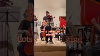 The Loneliest Position in a Telemann Violin Concerto violinsolo violin violinist [upl. by Odnala]