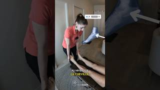 Manipulation articulaire cheville chiropracteur shorts asmr massage mobility sports shorts [upl. by Marilla]