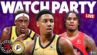 Raptors vs Pacers LIVE Watch Along  Pascal Siakam RETURNS To Toronto 🌶️🏀 [upl. by Lemuelah558]