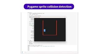 Pygame sprite collision detection  kandi use case [upl. by Roi]