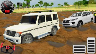 Indian vehicles Simulator New Update  Real Offroad Driving Bolero vs Fortuner  Android Gameplay [upl. by Conrad869]