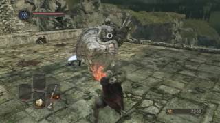 Dark Souls II SotFS  Pursuer First Encounter [upl. by Aerbma127]