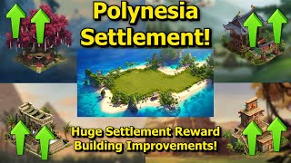 Forge of Empires Massive Settlement Reward Improvements  Polynesia Settlement [upl. by Marv]