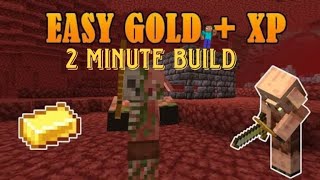 Minecraft easy gold farm 121 [upl. by Llenoil]