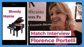 Match Interview Florence Portelli  Dérush [upl. by Eidnil]