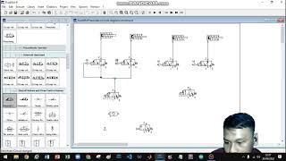 Rangkaian Pneumatik Timer Dengan 4 Aktuator  Festo Fluidsim 42 [upl. by Nisa]