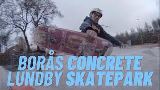 Borås Lundby concrete skatepark 2013 [upl. by Maddocks674]